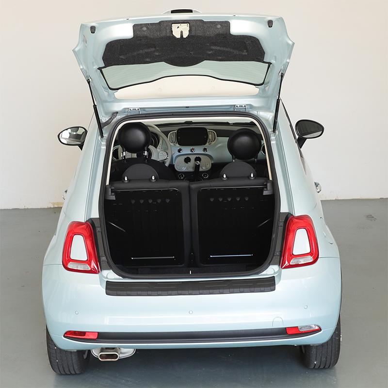 TPE Black For Fiat 500 2016-2025 Car Exterior Rear Guard Decorative Protective Strip Car Accessories