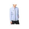 Li Ning Mens Training Series Cardigan Stand Collar Letter Long Sleeve Sweatshirt Unisex Sweatshirt Black Water-Blue AWDS393-3