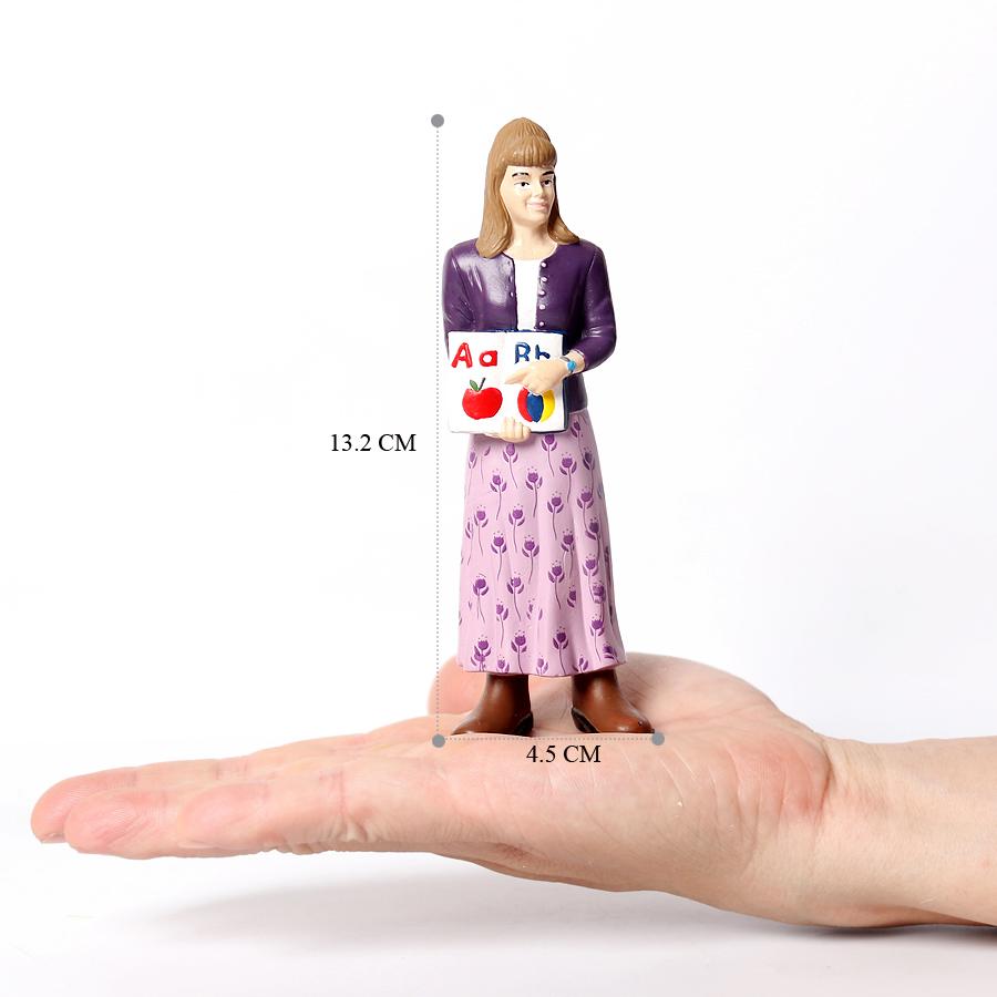 People Miniature Figures Blue collar White collar Firefighter Police Doctor Soldier Fireman Chef Teacher Action Figure Kids toys