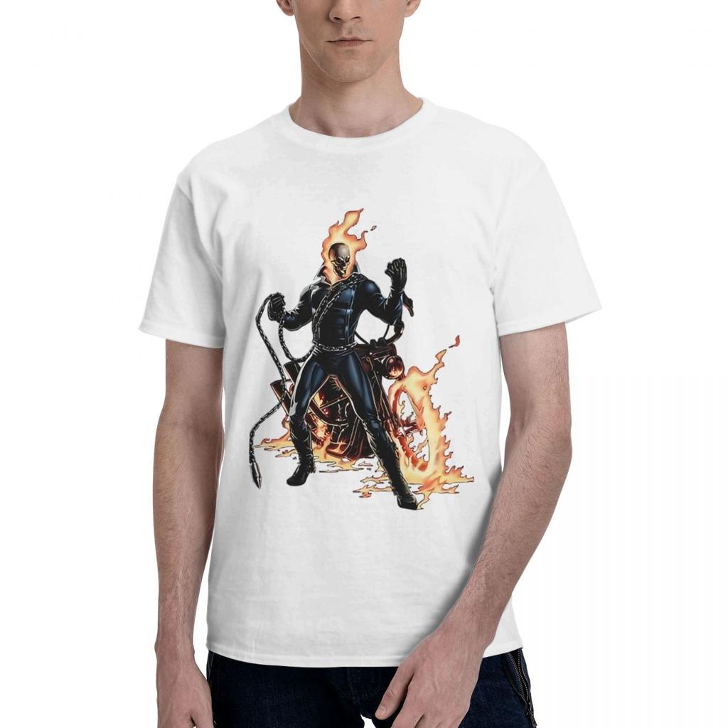 Alliance Streetwear Ghost Rider 100 Cotton Casual Breathable Confortable Tops Football Shirts 2025 T Shirt Men