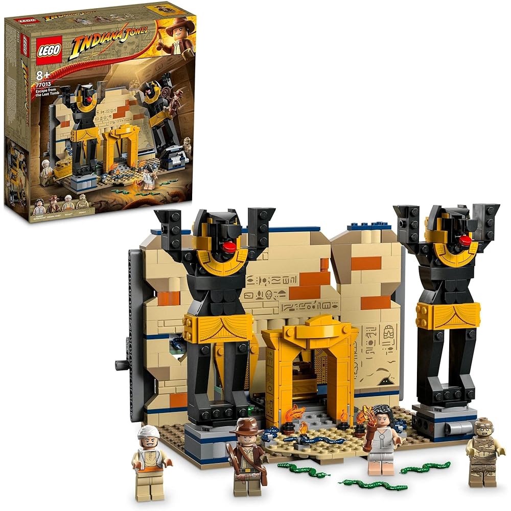LEGO Indiana Jones Escape from the Well 77013 Building Blocks Toy Adventure for Ages 8 and Up