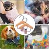 Anti Slip Kids Hanger Solid Wood Mini Hanger New Pet Clothes Hook