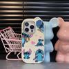 Cute Stitch Printed Soft Shockproof Protective Phone Case For Multiple Apple Iphone Models