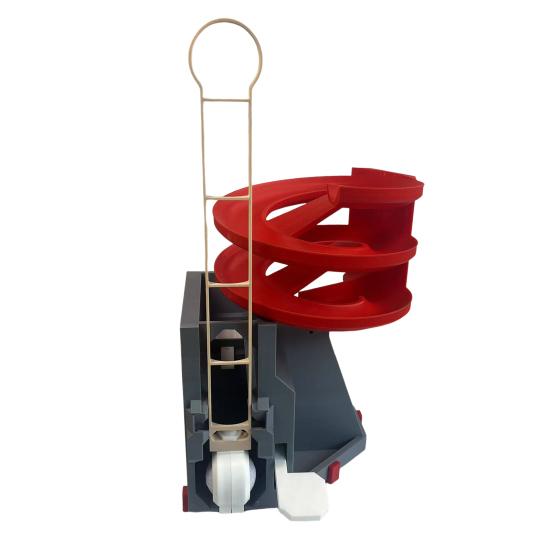 

Automatic Golf Ball Dispenser 25 Golf Balls Driver with Adjustable Height Ball Device with Foot Pedal Operation for Backyard