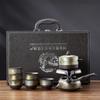 Purple Sand Automatic Tea Set, Household Internet Celebrity Making Teapot, Kung Fu Lazy Time Running Tea Set Gift Box
