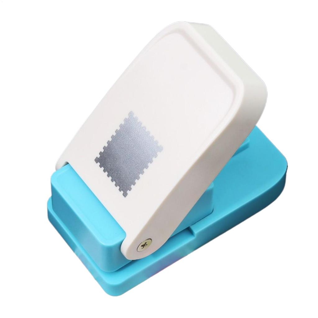 Square Puncher Portable Multifunctional Heavy Duty Scrapbooking Square Stamp Puncher for Cardboard Scrapbook Postage Envelope