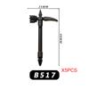 MOC Medieval Weapons Building Blocks Army Soldiers Figures Military Accessories Knife Sword DIY Bricks Toys For Children
