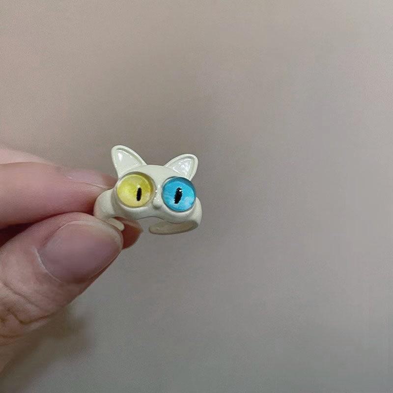 Adorable Cartoon Open Ring for Girls: Unique, Fun, and Versatile Design for the Index Finger
