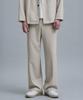 SHIFT.G Semi Wide New Fit Setup Pants Beige