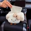 Cute Cartoon Hat Cloud Car Tissue Box For Armrest Paper Holder Auto Hanging Napkin Bag for Back Seat Headrest Organizer Storage