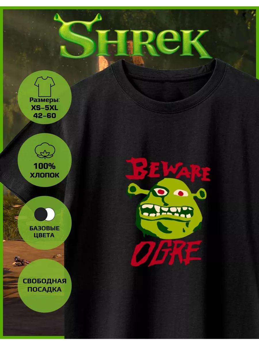 T-shirt with Shrek print 2XL