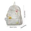 Simple Large Capacity Backpack Nylon Ultra-light Bookbags Shoulder Bag