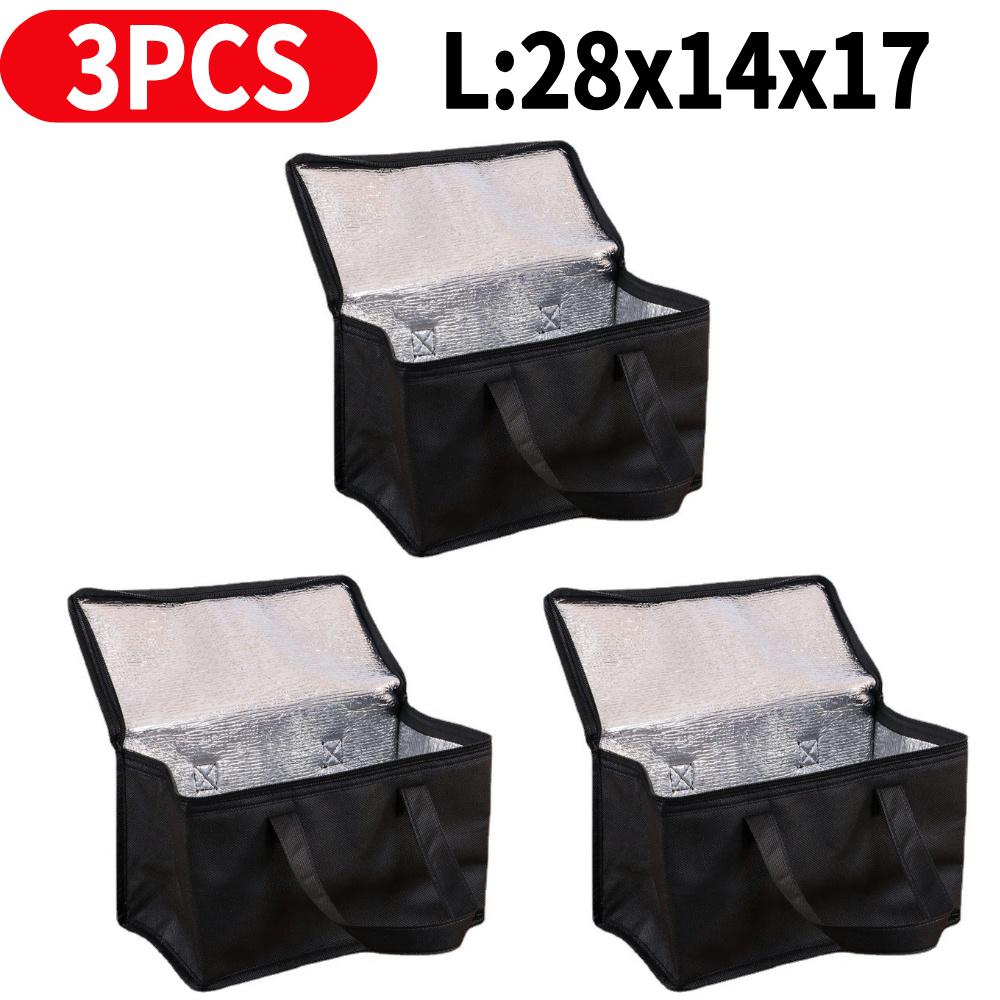 Picnic Bag Large Capacity Storage Bag Food Thermal Bag Insulation Picnic Ice Pack Drink Carrier Insulated Bag for Beach Picnic