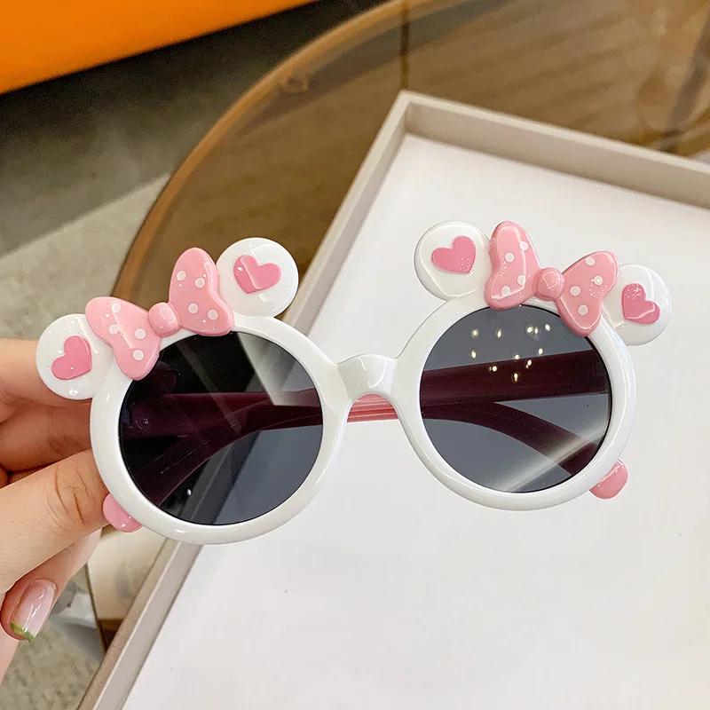 New Children Cute Cartoon Sunglasses Boy Girl Outdoor Sun Protection Summer Shades Baby Photography Eyewear Uv400 Glasses