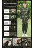 Student Camouflage Training Uniform Set - Grass Green, Summer Thin, Junior & Senior High Military Uniform