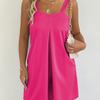 Damen Sommer Jumpsuits und Strampler Spaghettiträger Lässig Lose Taschen Playsuits Bodysuits