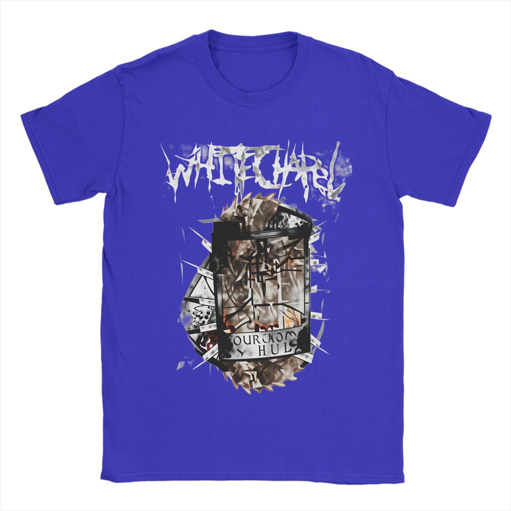 Rock Whitechapel Deathcore Zespół Sztuka Unisex Koszulki Niesamowita Koszulka Krótki Rękaw Okrągły Dekolt Bawełna Koszulki Prezentowe