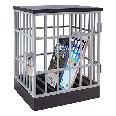 Locking Cage Mobile Phone Jail Safe Storage Box Cell Phone Jail Lock Box Party Storage Table Gadget Cell Lock Up Kids Adults