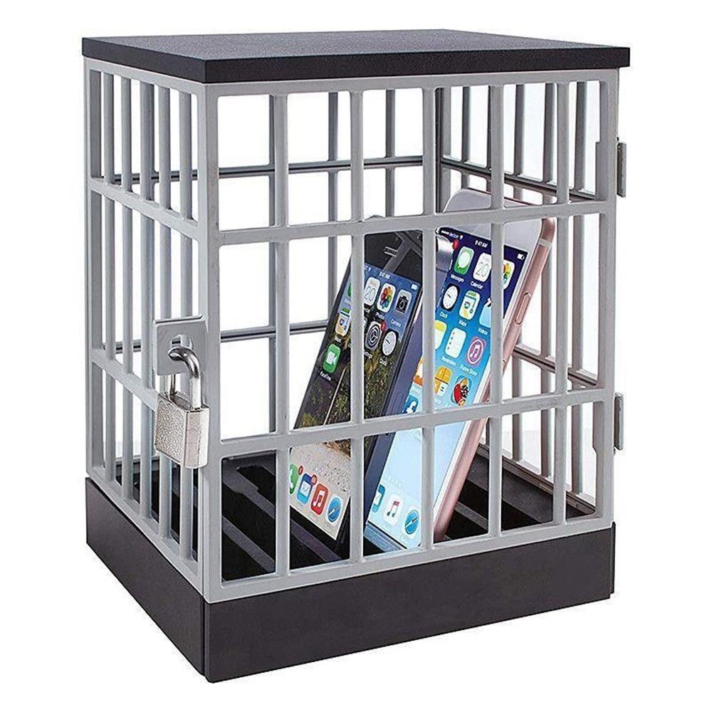 Locking Cage Mobile Phone Jail Safe Cell Lock Up Multifunctional Cell Phone Jail Lock Box Home