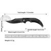WXCOO All Steel Folding Knife Multifunctional Kitchen Cutter for Cooking Household Fruit Paring and Pocket Knives