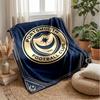 Coperta Morbida in Pile Flanella Portsmouth FC Leggera Accogliente Calda Coperta da Lancio per Divano Letto Decorazione Casa