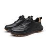 Fashion Top Quality Solid Color Fashion Mens Sneakers Genuine Leather Casual Shoes Luxury Brand Platform Walking Footwear Driving Shoes