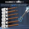 1/2‘ Drive Hex Bit Sockets 4-14mm Alloy Steel DisassemblyTool Socket Portable Metric Joint Hexagonal Remover Repair Tools
