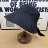 Double-sided Lace Bucket Hat Women's Summer Big Eaves Sunscreen Sun Hat UV Protection Face Small Breathable Basin Hat