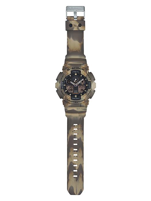 Casio Herren Harz 200M Wasserdicht Digital Stoßfest Quarz Uhr GA-100MM-5A