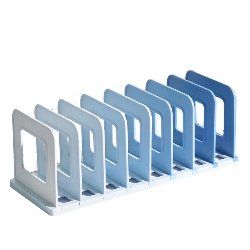 Non-slip Desktop Book Stand Adjustable Vertical Book Holder File Storage Bookshelf  Documents