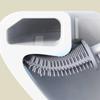 Silicone Toilet Brush with Long Handle Flexible Cleaner MINI Bathroom Brush Quick Drying Holder Bathroom Accessories