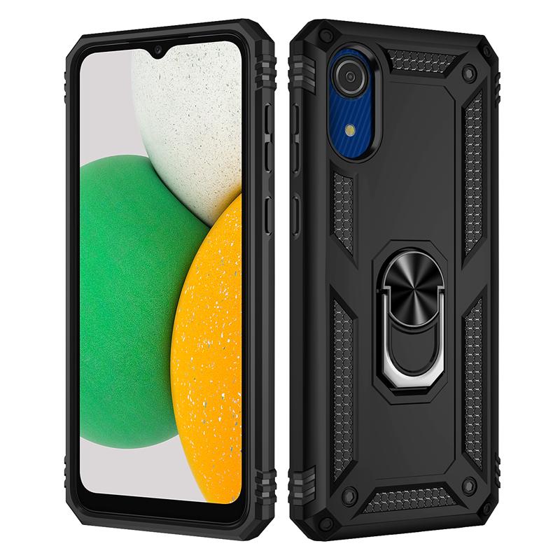 For Samsung A03 Core Case Shockproof Armor Magnetic Car Ring Stand Phone Case For Samsung Galaxy A03 Core 2021 A032F Back Cover
