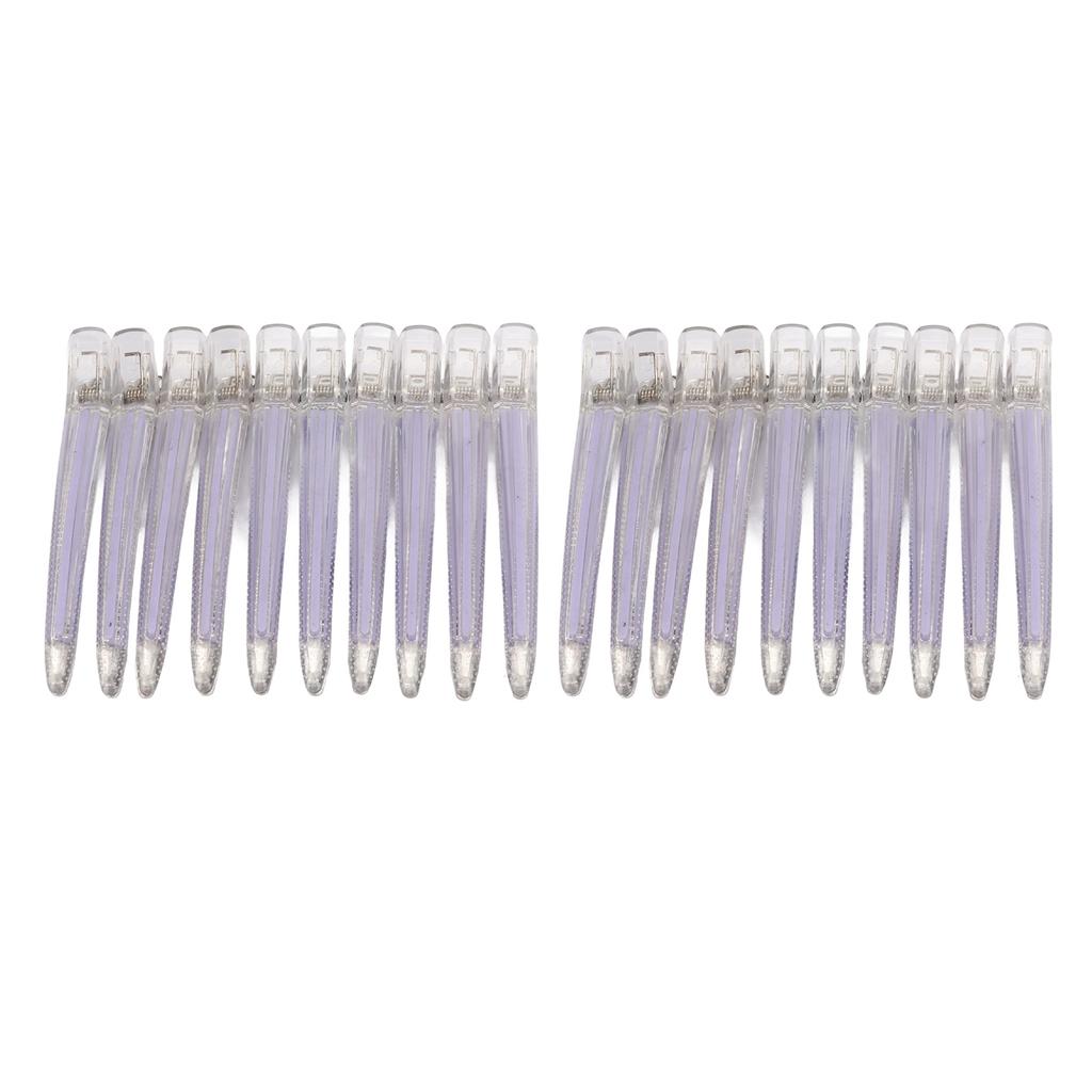 20Pcs Hair Sectioning Clip Perm Fixing Clip Haircut Hairdressing Hair Positioning Clamp for Home