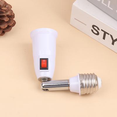 E27 To E27 Led Light Bulb Lamp Holder With Switch Flexible Extension Adapter Socket Extend Adapter Converter Wall Base Holder