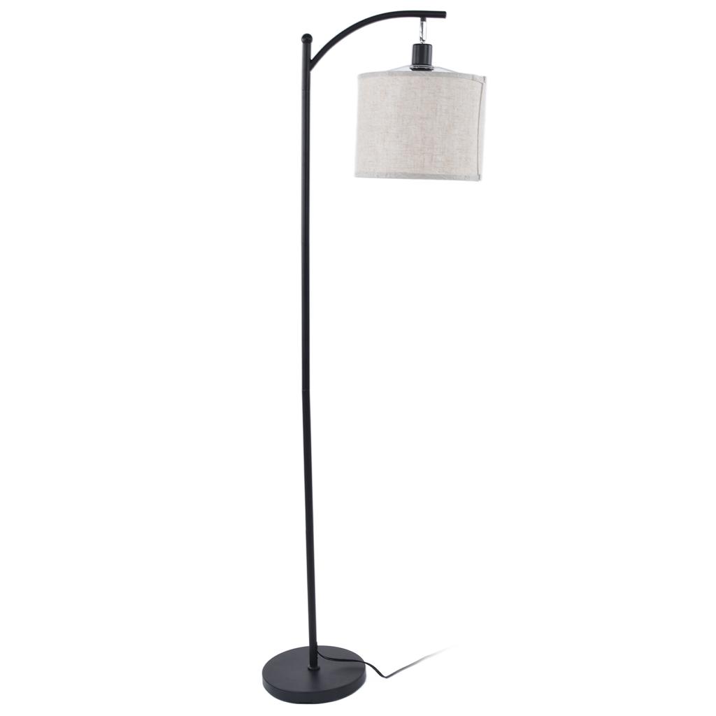 Modern Floor Lamp LED Standing Lamp Fabric Corner Stand Light for Living Room 3000K Warm White