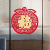 Flocked Window Sticker 3D Spring Festival Decoration  2024 Chinese New Year