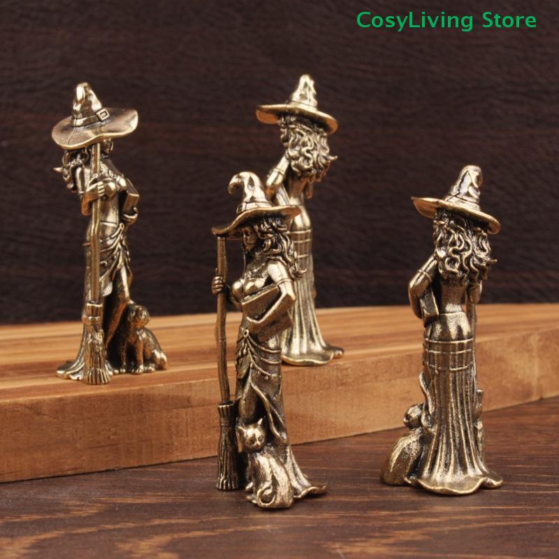 1Pc Magic Moon Ornament Home Furnishings Wizard Statue Home Decor Living Room/Entrance Decoration