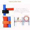 Dog Agility Training Equipment, Agility Exercise Set, Dog Agility Set, Slalom Hurdle Jump Ring for Dogs, 3-in-1 Dog Sports Training Course, Blue+Red