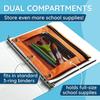 Blue Summit Supplies Pencil Pouches, Bulk Pencil Pouch 12 Pack In Assorted Colors for Storing School Supplies, Writing Utensils, and More, Cloth