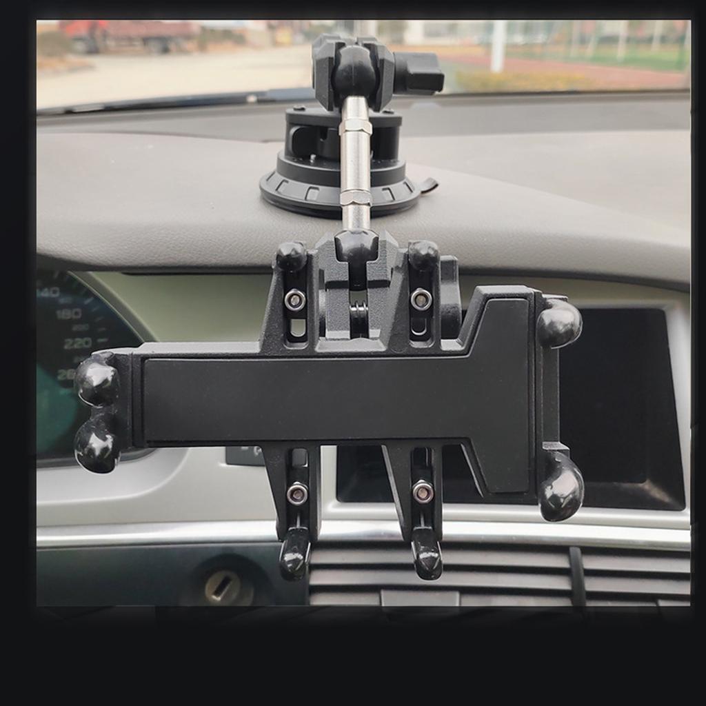 Spolehlivý držák RAM z hliníkové slitiny s ramenem s dvojitým kloubem pro 25mm / 1palcovou kulovou základnu Snadno použitelné příslušenství