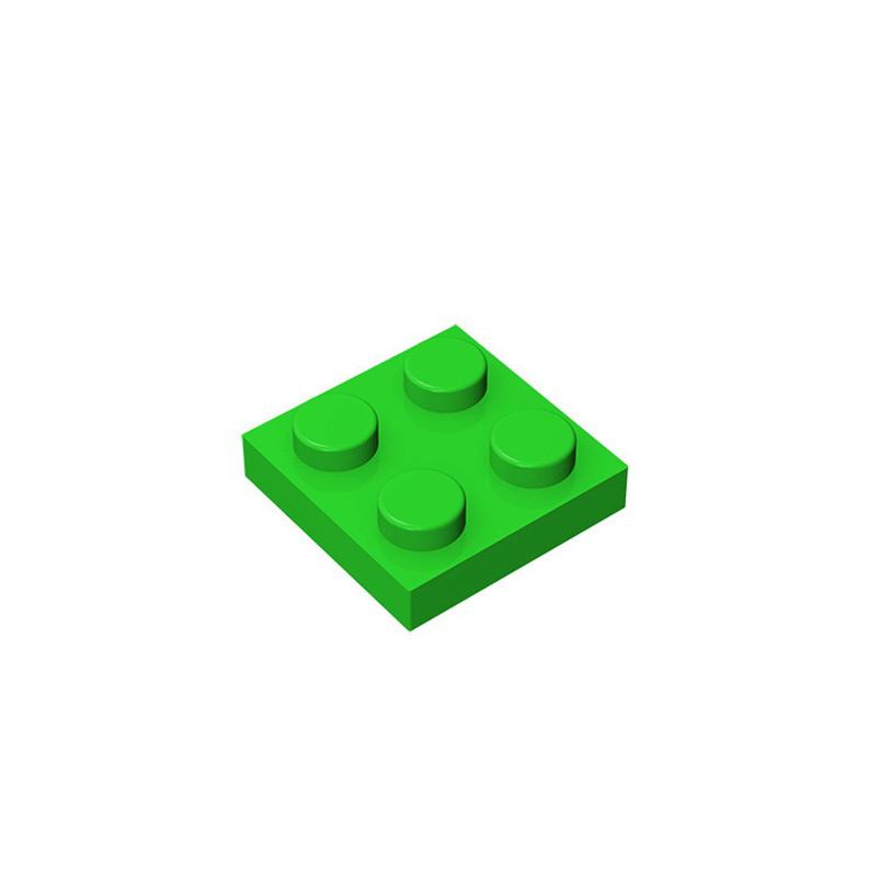 150pcs DIY Building Blocks Thin Figures Bricks 2x2 Dots Educational Creative Size Compatible With 3022 Plastic Toys for Children