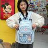 Schoolbag Junior High School High School Students Large Capacity School Bag Niche Design Cute 1011 Casual Trend Personality Simple Backpack