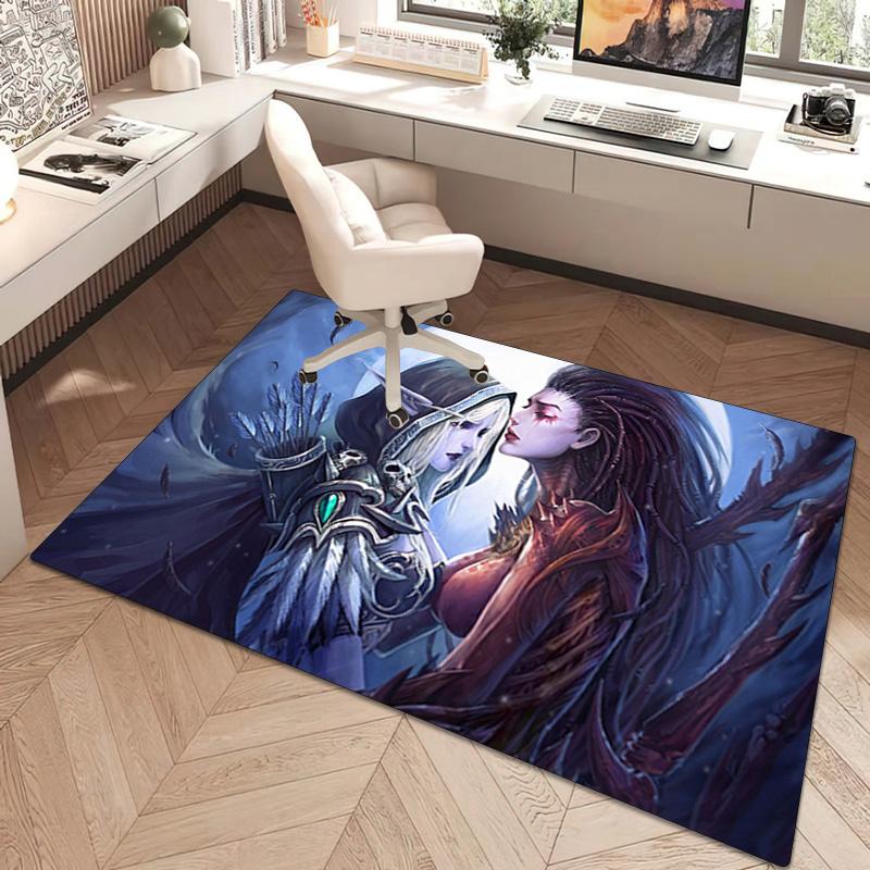1Pc Warcraft game Rug - home decoration Carpet For Living Room Bedroom Flooring Computer Chair Area Rug