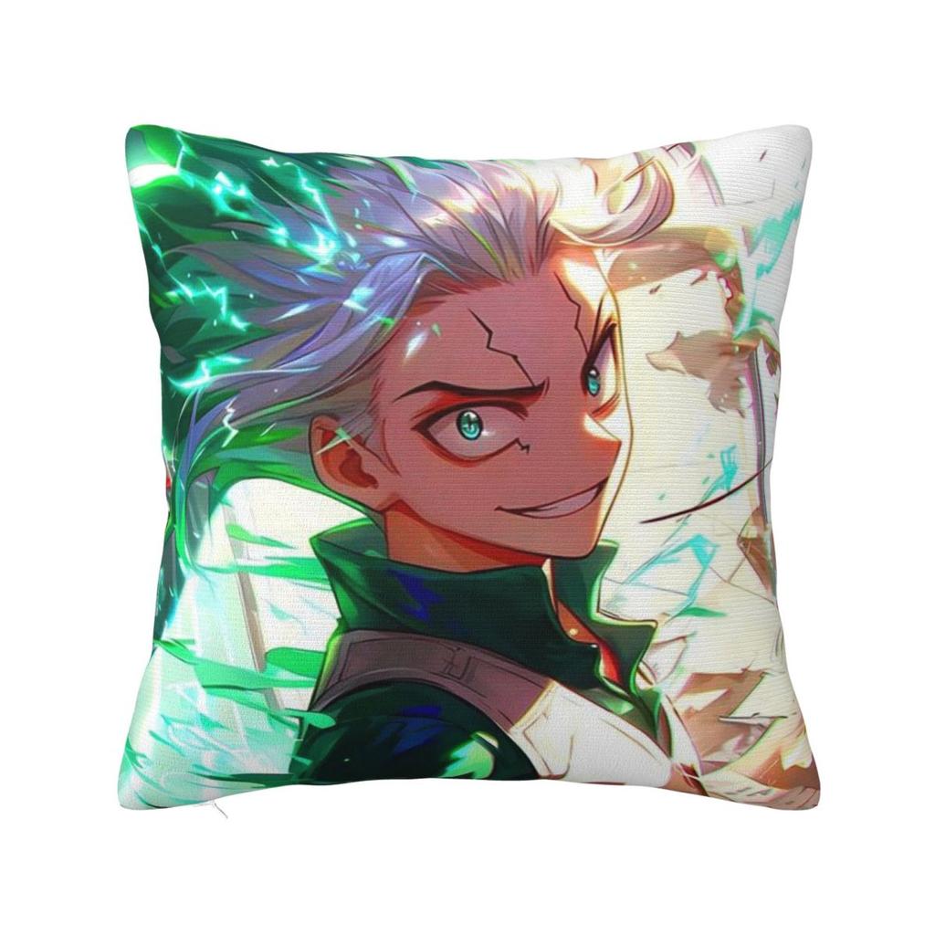 Ishigami Senku Dr Stone Apan Anime Square Pillowcase Cushion Cover Pillow Case Throw Pillow Cover for Home Sofa Living Room