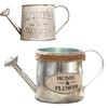 Iron Vintage Design Watering Can Flower Pots Garden Decor