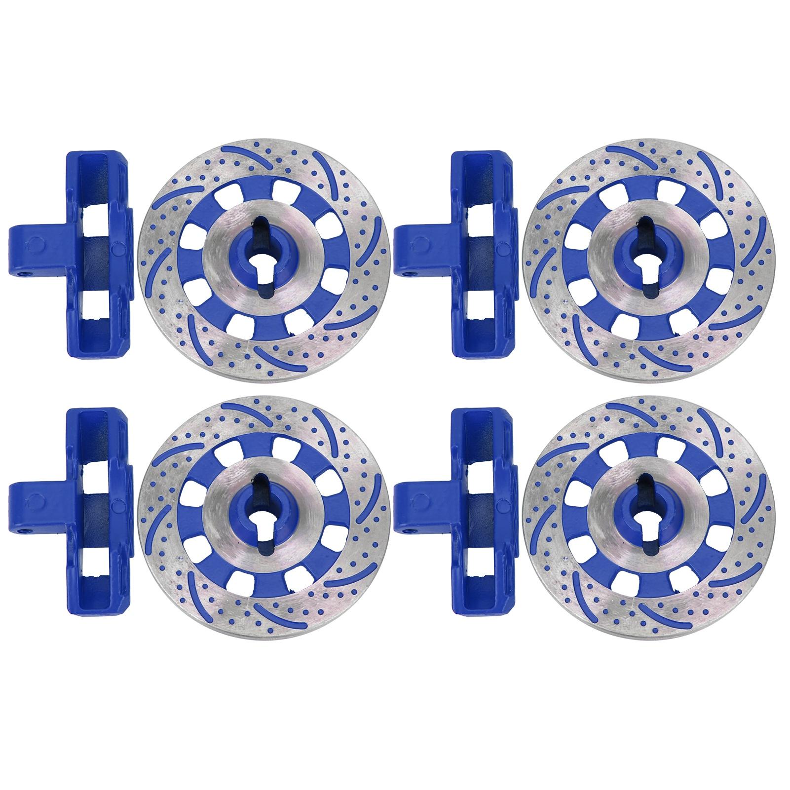 

Hex Wheel Hub Brake Disc Caliper Disc RC Accessories Fit for Traxxas UDR 17 RC carBlue червоний