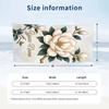 Elegant Lotus Theme Quick Dry Beach Towel Custom Name Text Print Large Sand Resistant Towel Beach Vacation