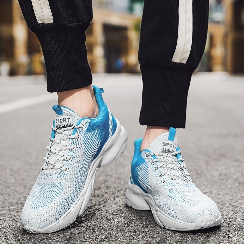 Maedef Herren Sneaker Mesh Schuhe Leicht Atmungsaktiv Laufschuhe Bequem Mode Lässig Fitnessstudio Walking Vulkanisierte Schuhe