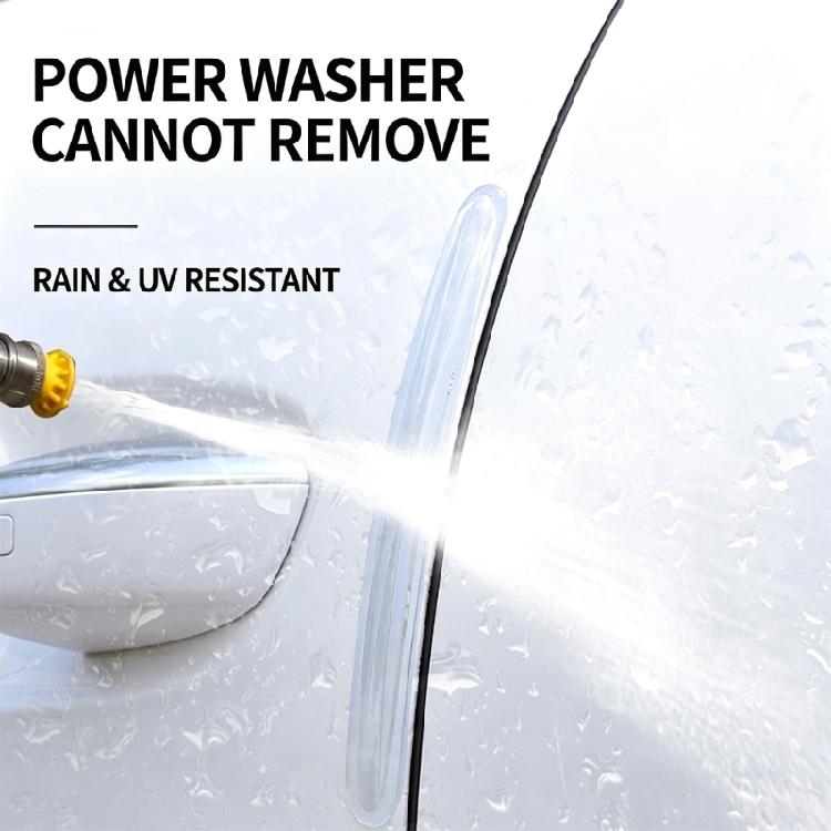 Clear Door Edge Trim for Cars, Low Visibility Contact Care for Garage Parking, Errands, and Regular Commuting Use