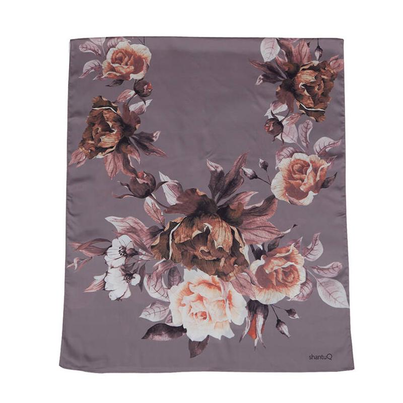 

Женская шаль из твила Gardena Mink 85x190 разноцветный